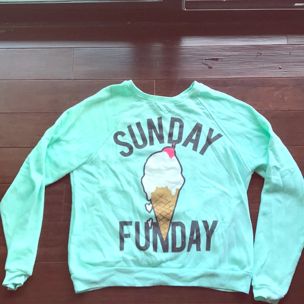 Fun Minty Sweater